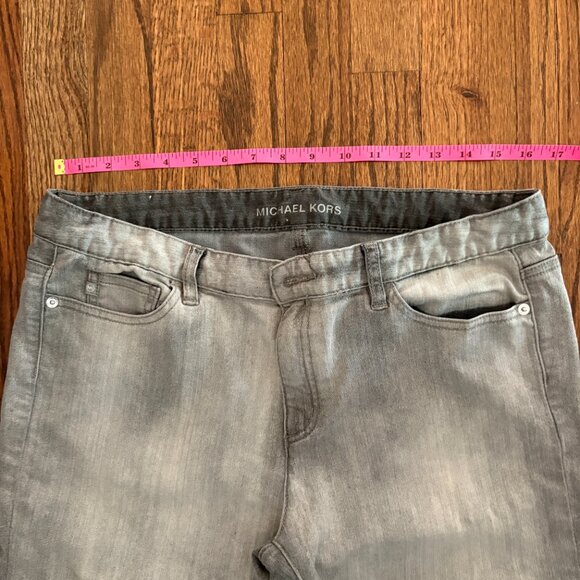Michael Kors Women's Grey Jeans Size 12 - Picture 2 of 9